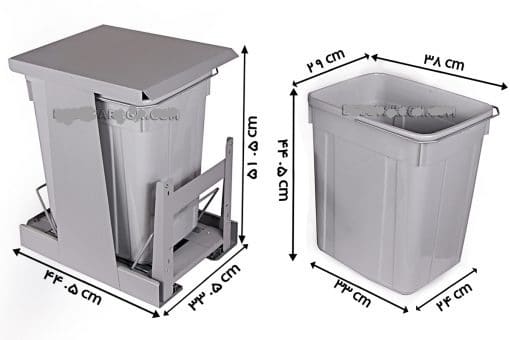 سطل زباله کابینت A840