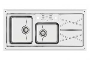 سینک ظرفشویی کن استیل مدل P45-9041